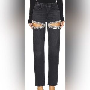 Good American Good Icon Straight Diamond Jeans sz 26